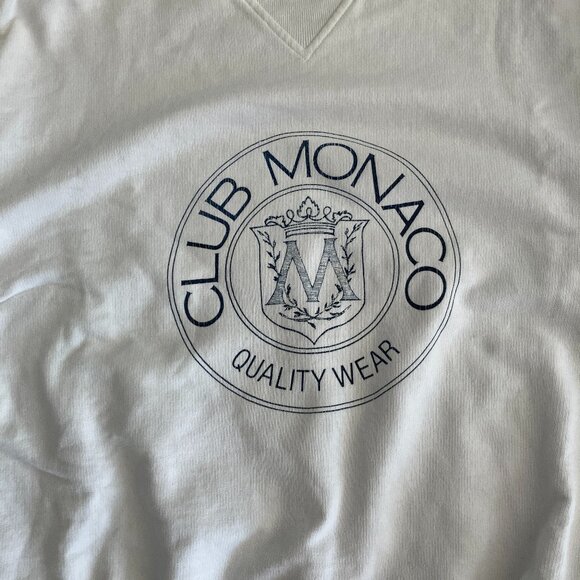 Vintage 90s Club Monaco Crest Sweatshirt - Picture 2 of 13